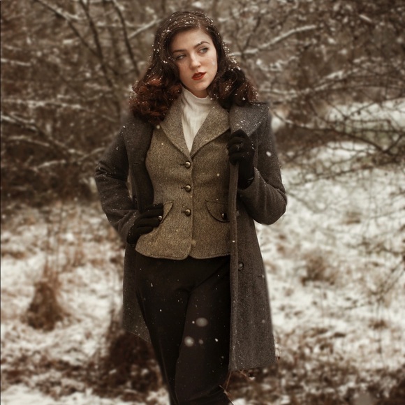 Old Navy Long Gray Overcoat - Picture 3 of 4